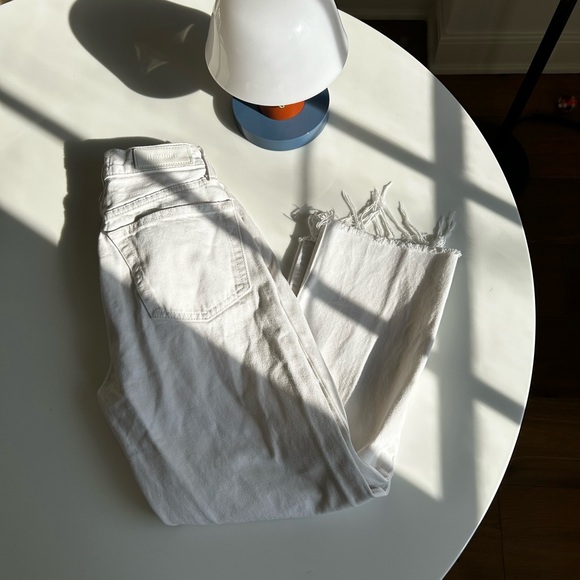 RE/DONE 70s Stove Pipe White Jeans - Picture 14 of 16